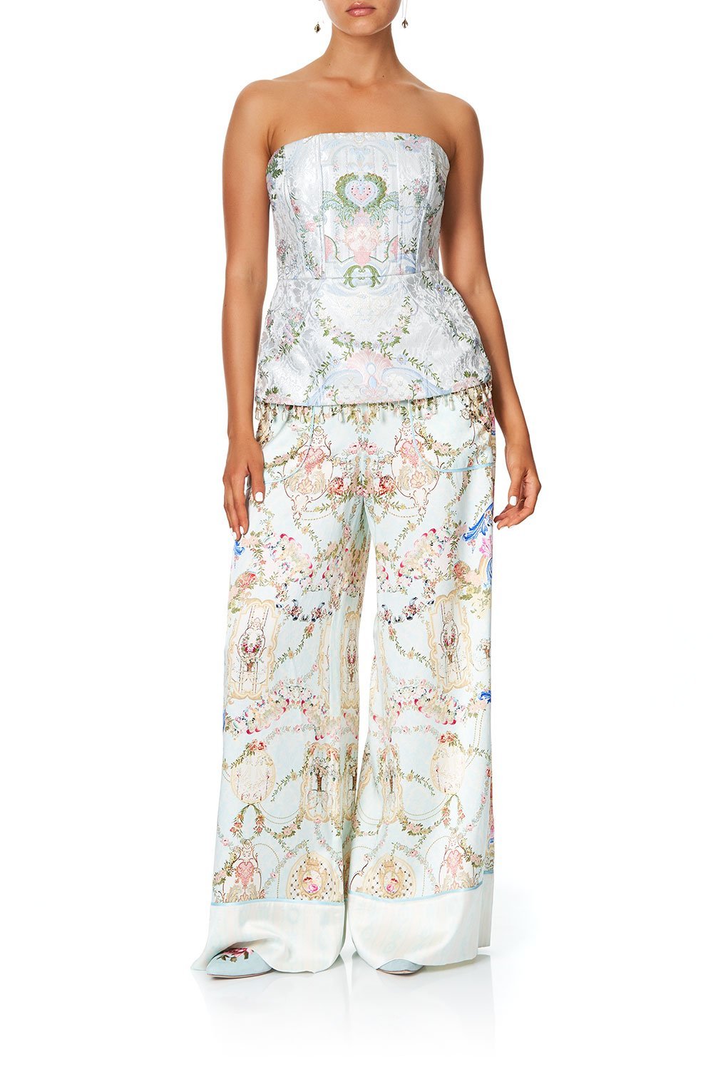 LOUNGE TROUSER WITH CUFFS VERSAILLES SKY