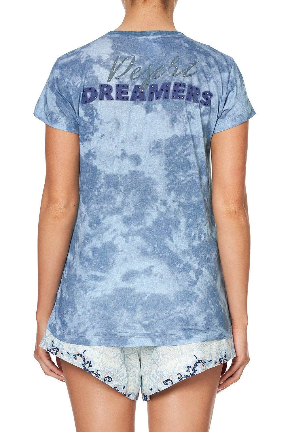 CURVED HEM FITTED TEE FRASER FANTASIA