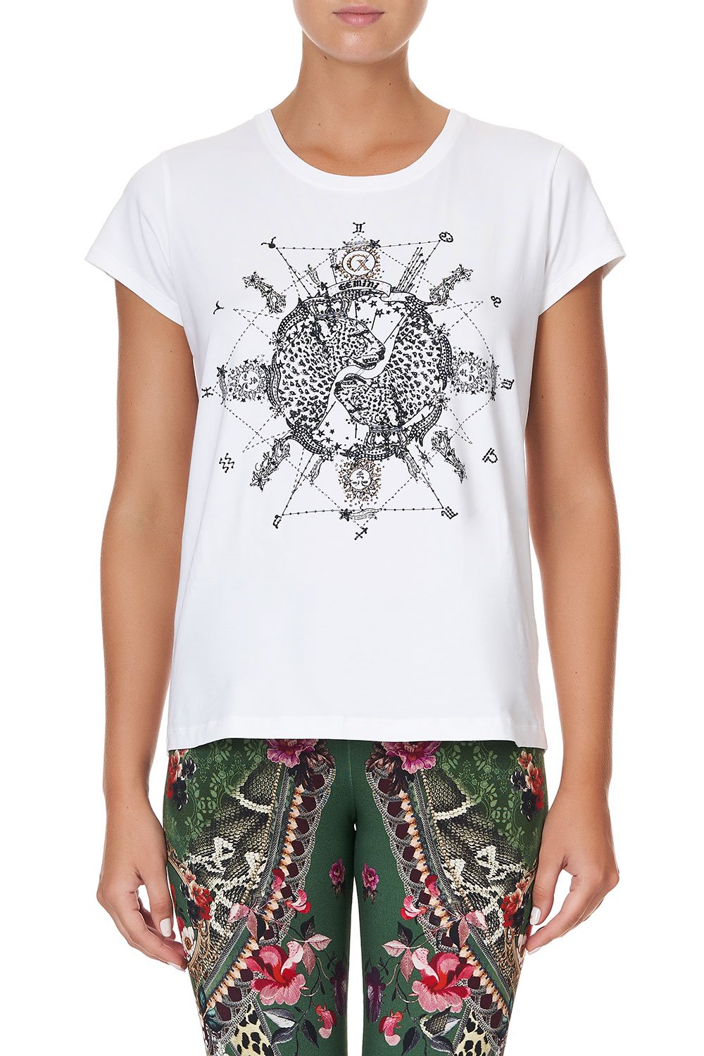 CURVED HEM FITTED TEE GEMINI