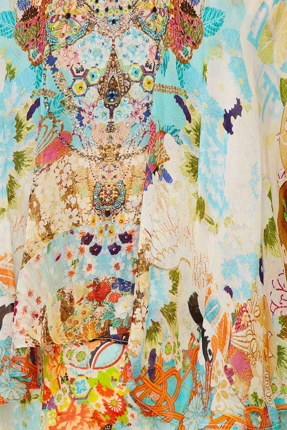 CAMILLA RETROS RAINBOW DOUBLE LAYERED CAMI