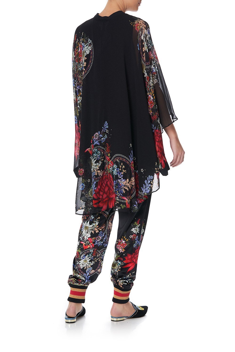 DRAPED BUTTON FRONT BLOUSE MS MATILDA