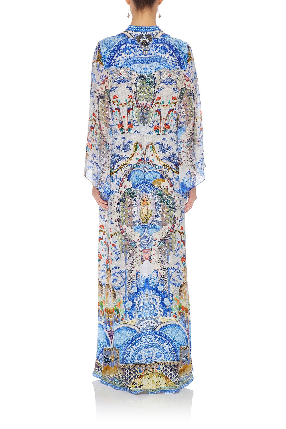 CAMILLA DRAWSTRING BUTTON UP DRESS GEISHA GATEWAYS