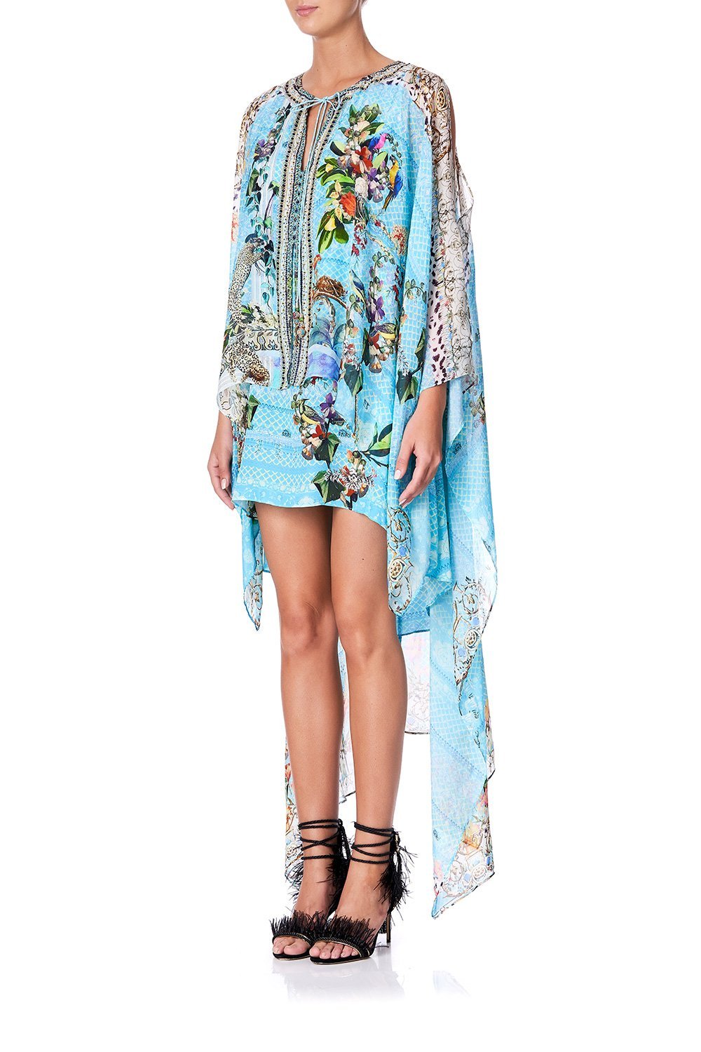 LONG SHEER OVERLAY DRESS GIRL FROM ST TROPEZ