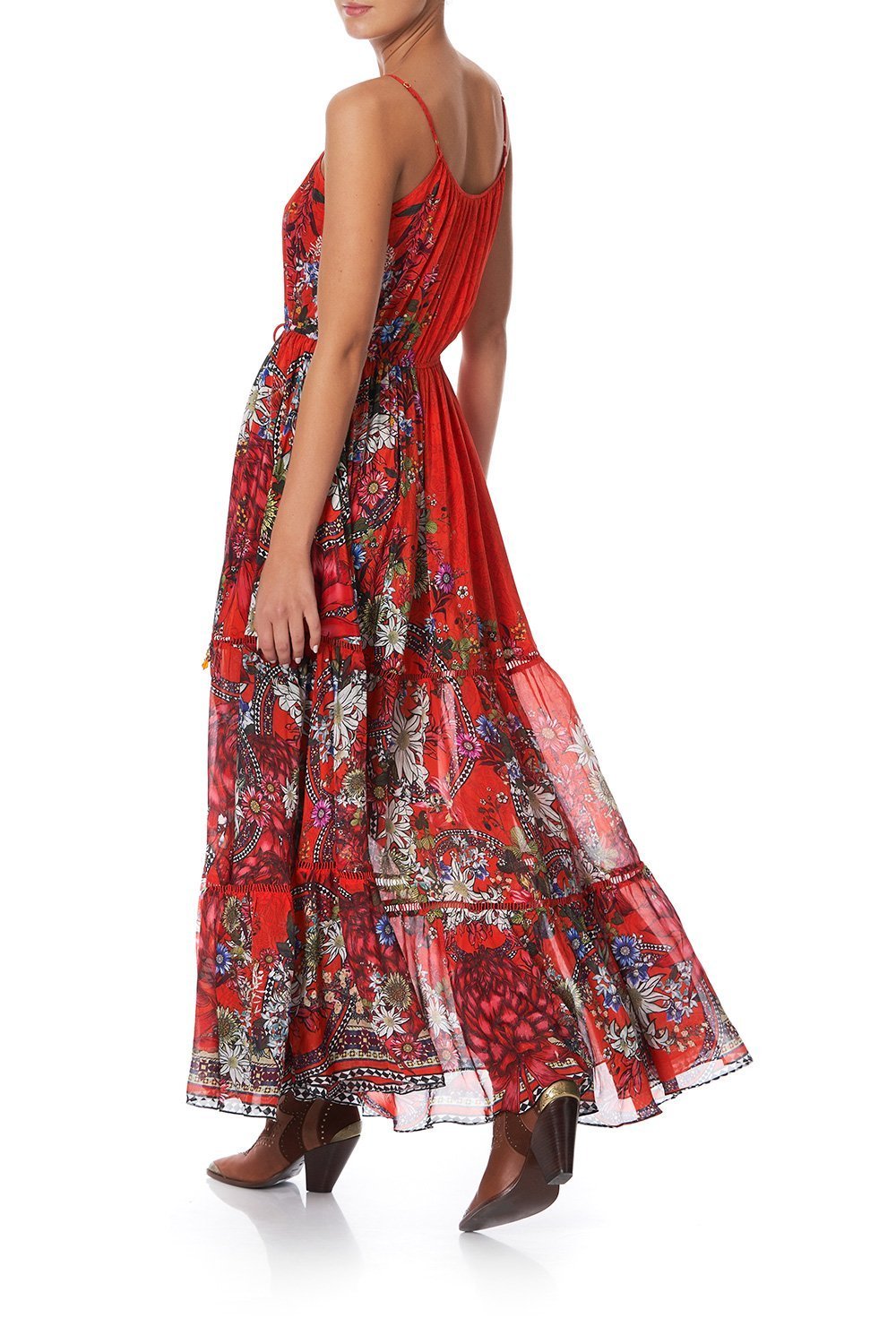 DRESS WITH FRONT TIE DETAIL WONDERING WARATAH