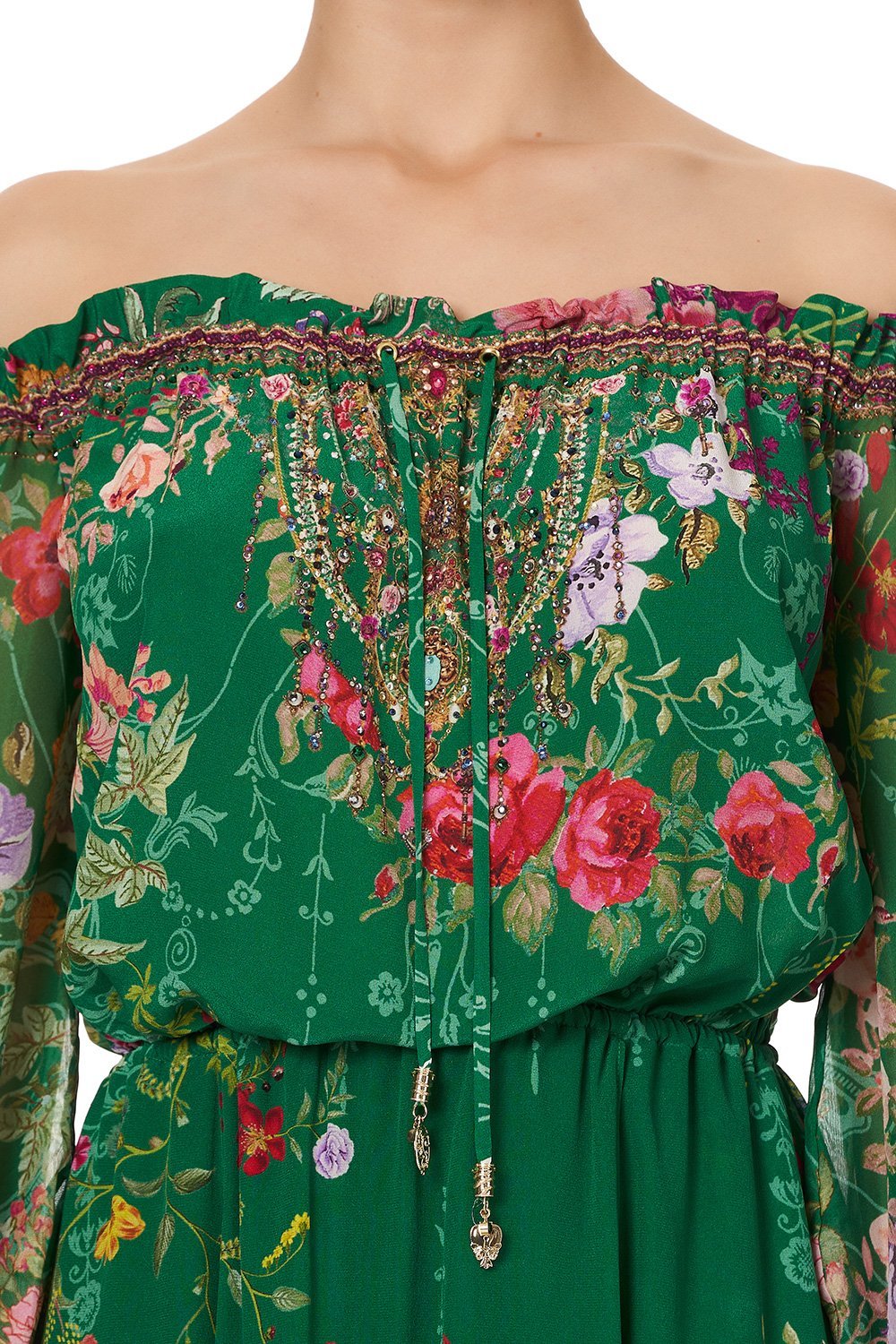 DROP SHOULDER SPLIT DRESS DIARIES FROM A VILLA