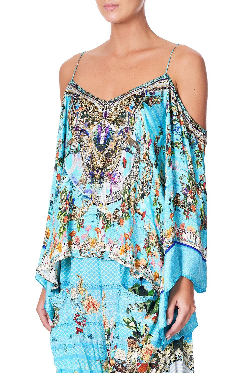 FLARE SLEEVE TOP GIRL FROM ST TROPEZ