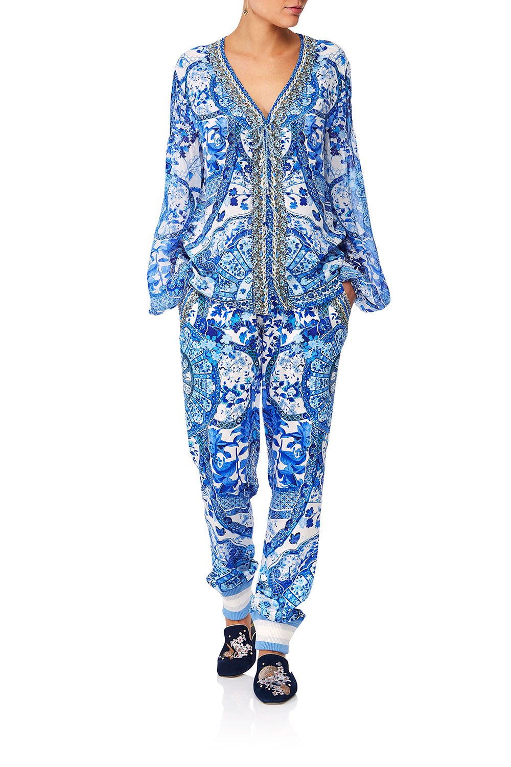 CAMILLA ETERNITYS EMPIRE DRAWSTRING PANT W RIBBING