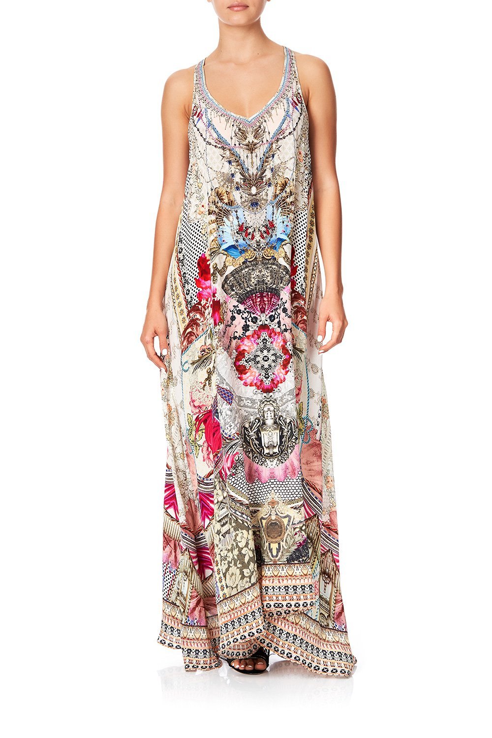 V-NECK RACER BACK DRESS MONTMARTRE HEART