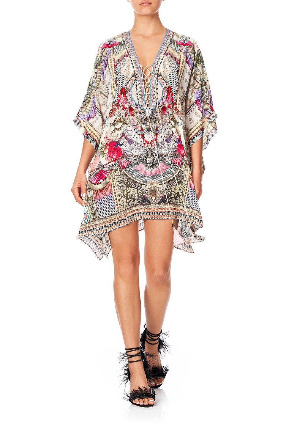 SHORT LACE UP KAFTAN MONTMARTRE HEART