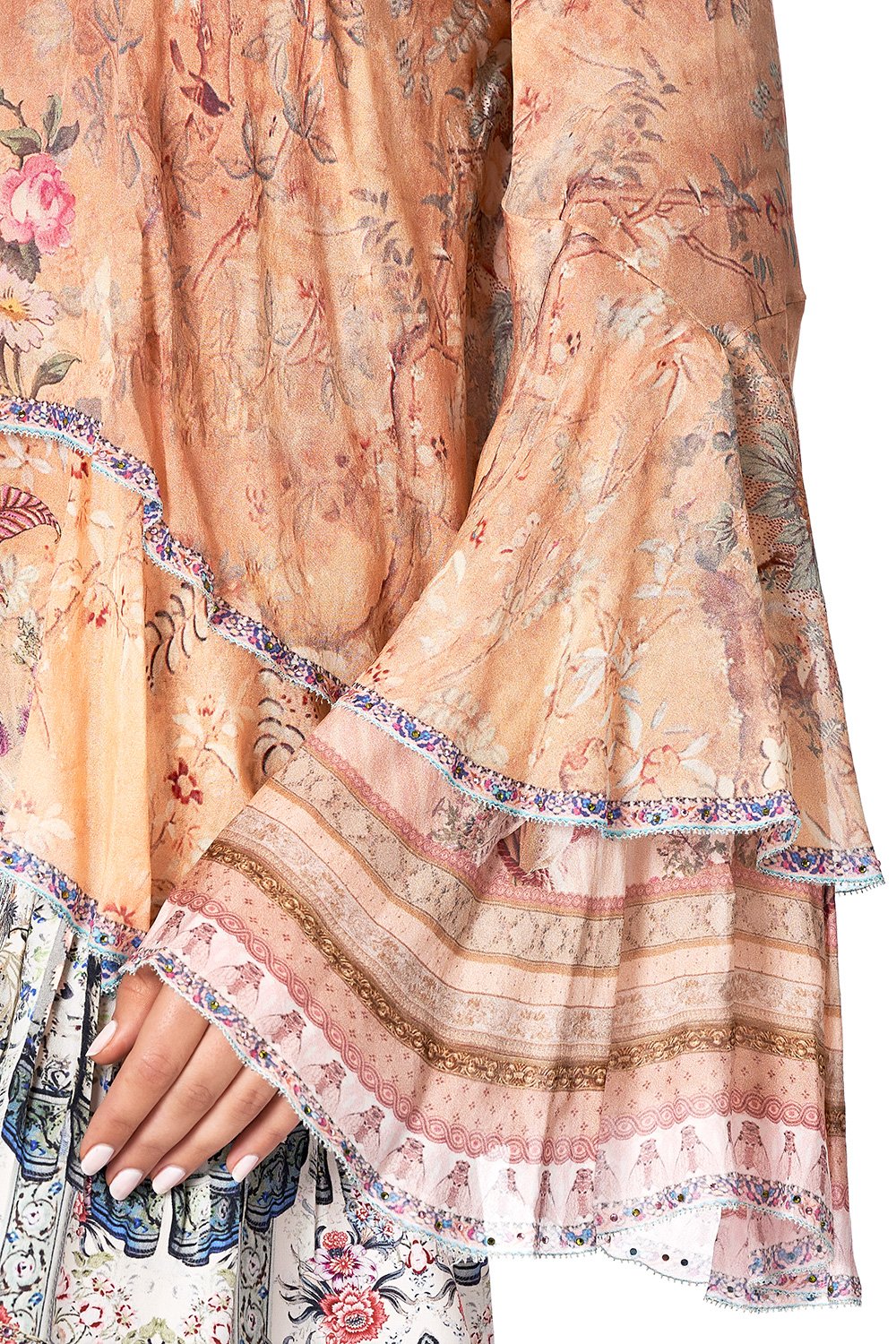 FLARED LAYERED BLOUSE ALL MY AVIGNON