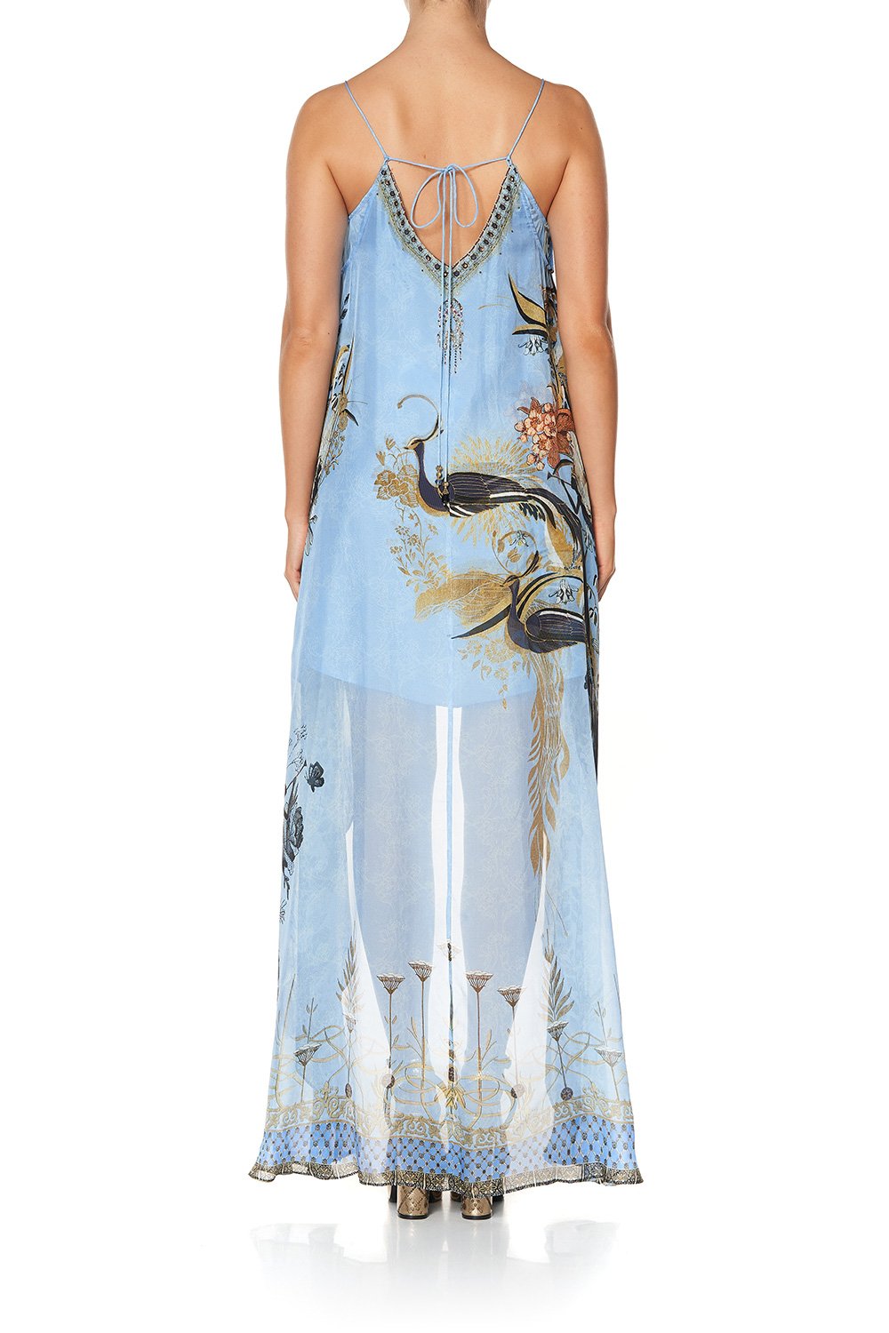 FLARED MINI WITH SHEER OVERLAY FAIRY FOUNTAIN