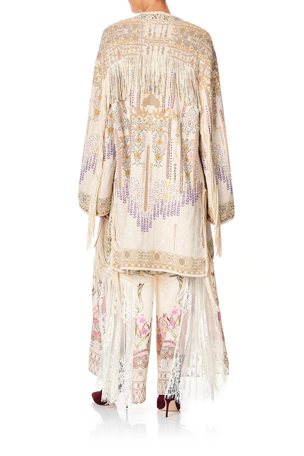 CAMILLA FRINGED JACQUARD JACKET GOLDEN AGE
