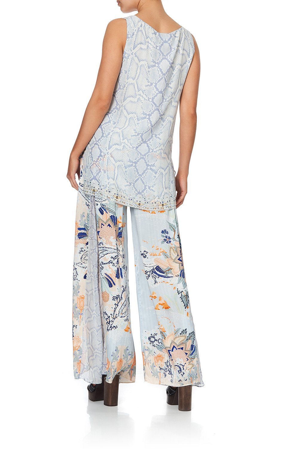 FRONT SPLIT TUNIC BUSH DIAMOND