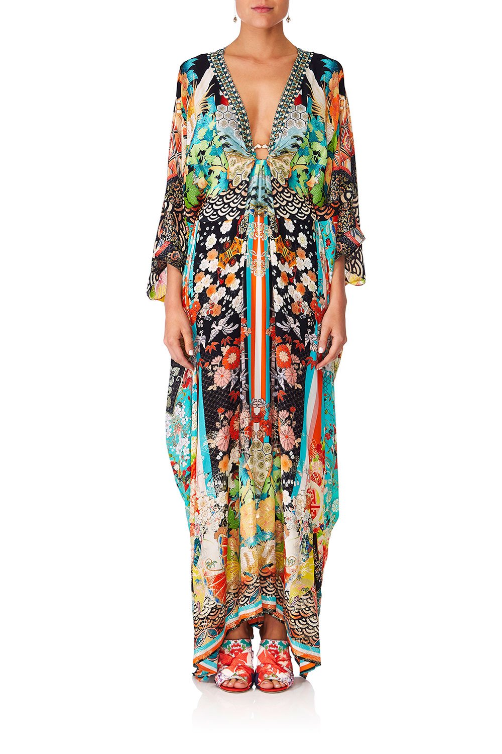 CAMILL GALAXY GIRL SPLIT SLEEVE KAFTAN WHARDWARE