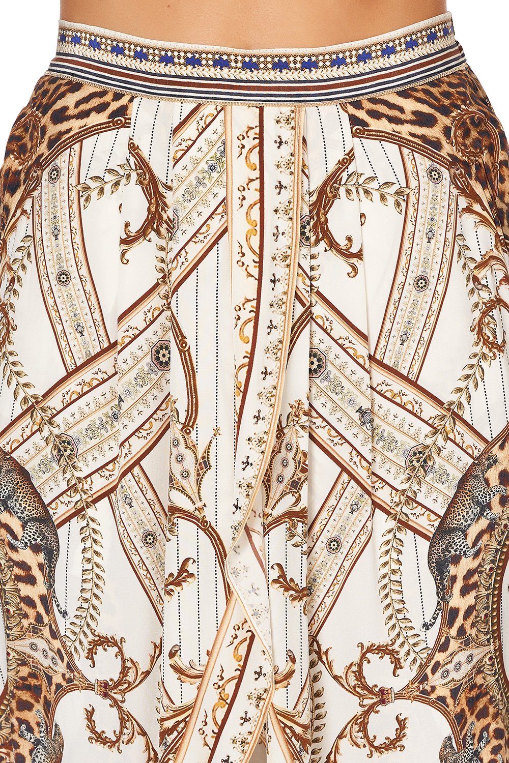 GATHERED WRAP FRONT TROUSER MIND YOUR MANOR