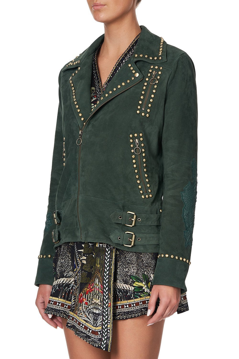 STUDDED BIKER JACKET AMONG THE GUMTREES