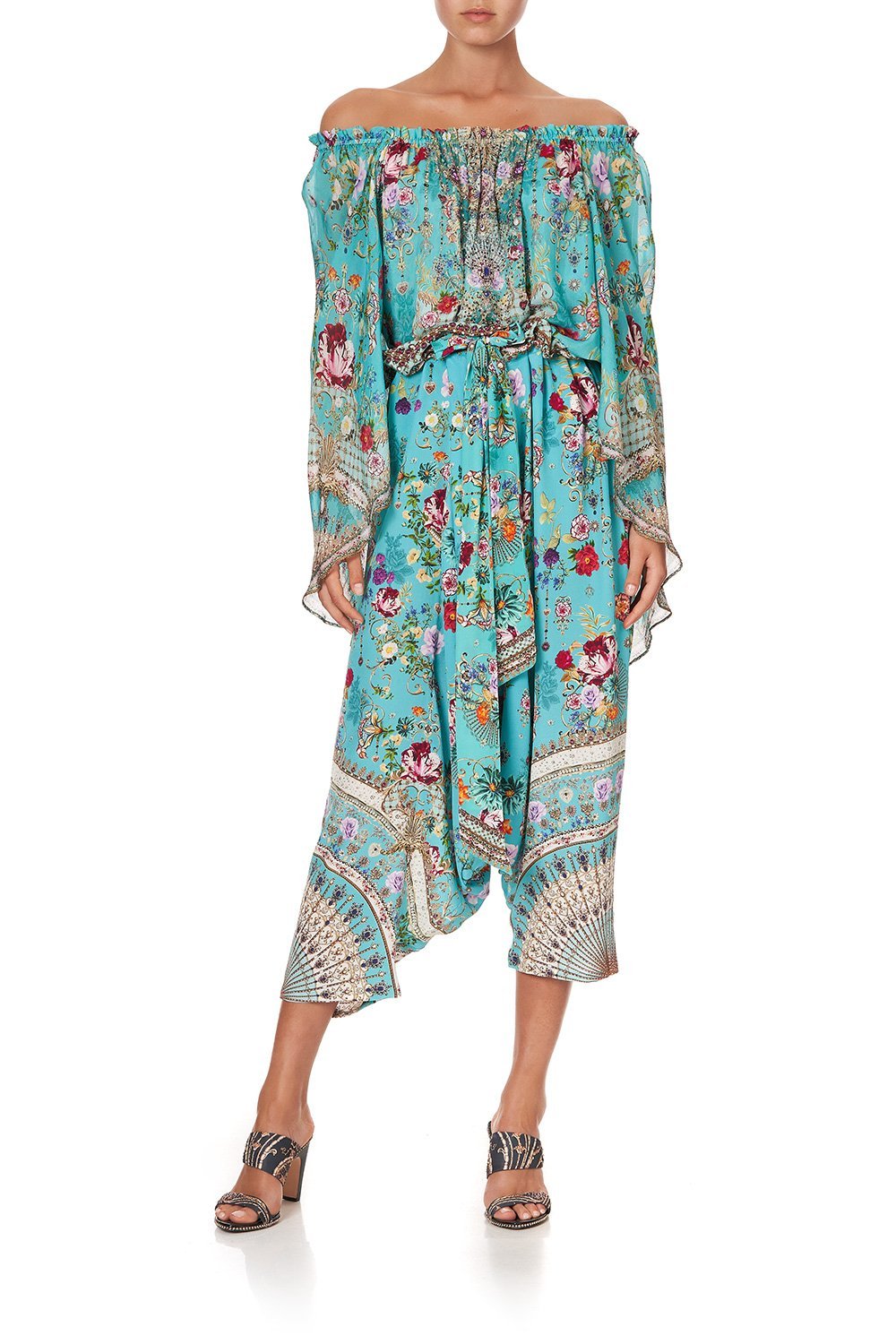 HANDKERCHIEF HEM BLOUSE A SONNET FOR SATINE