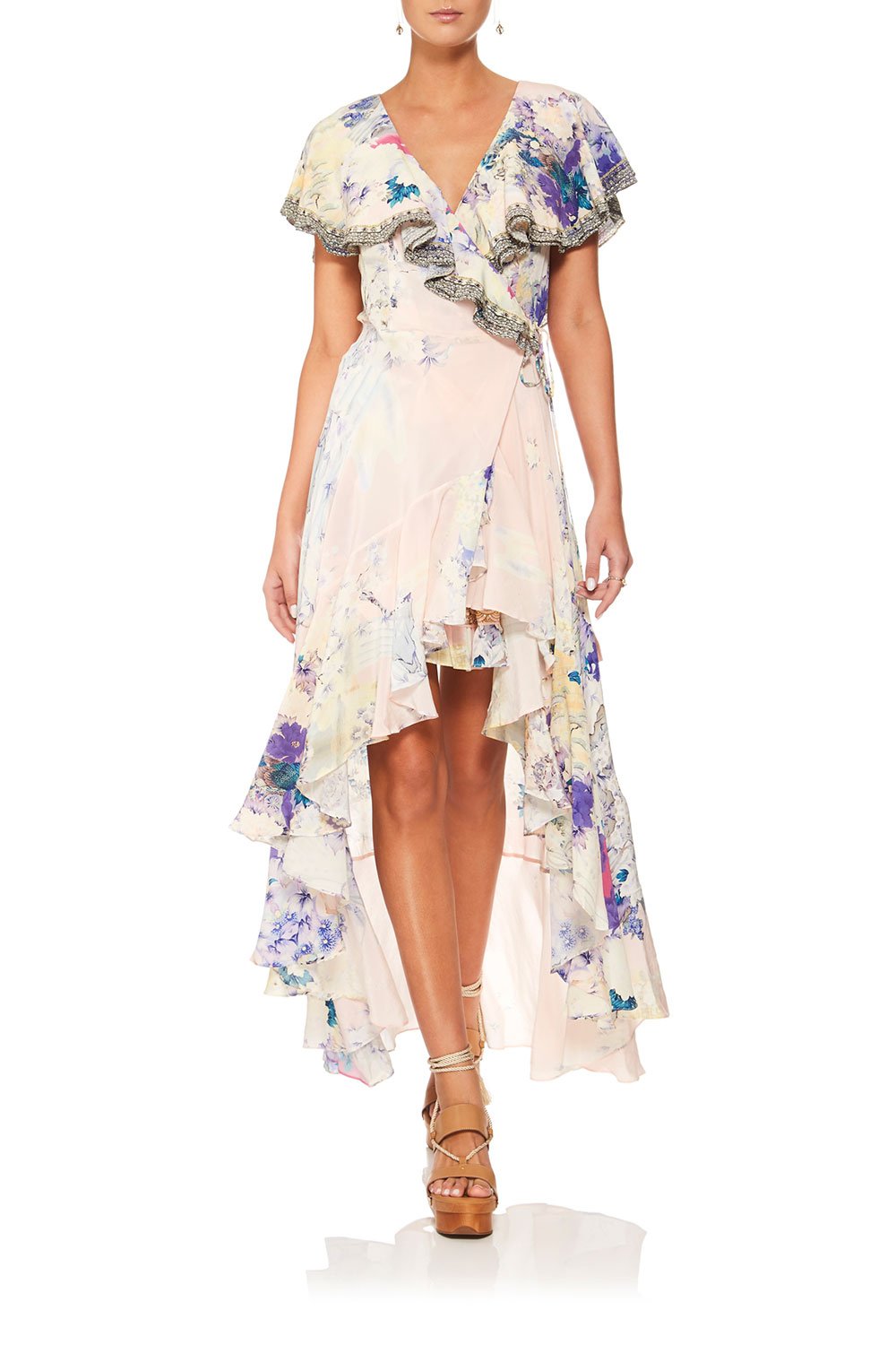 CAMILLA HARAJUKU HEIRESS FRILL SLEEVE LONG DRESS