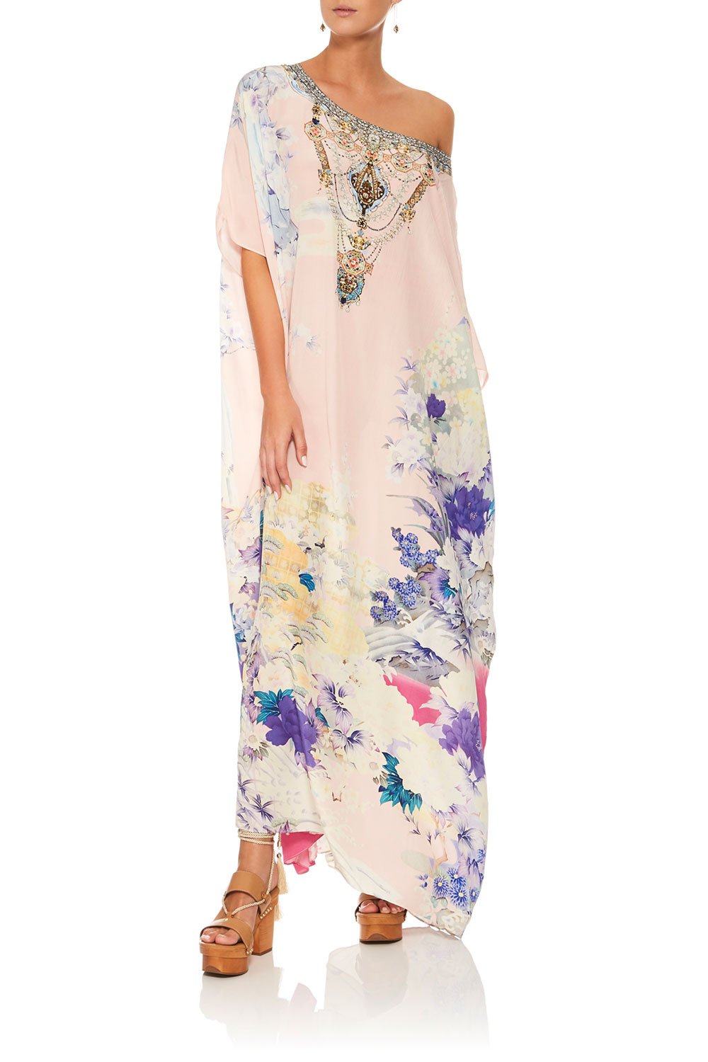 CAMILLA HARAJUKU HEIRESS ROUND NECK KAFTAN