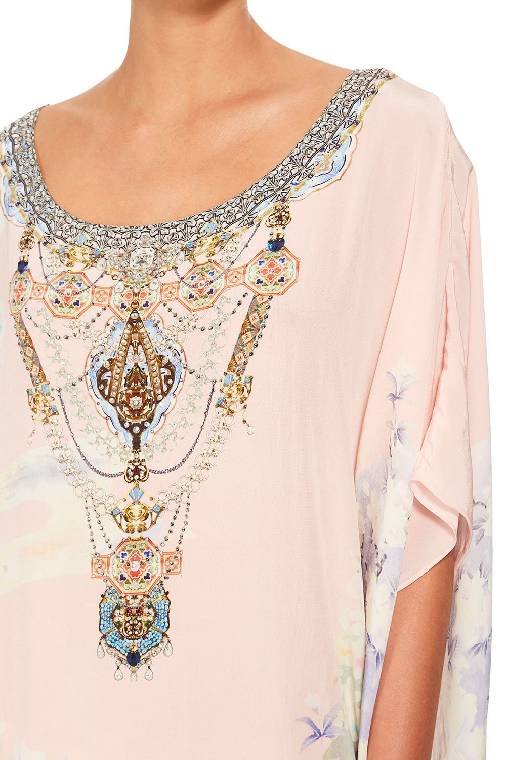 CAMILLA HARAJUKU HEIRESS ROUND NECK KAFTAN