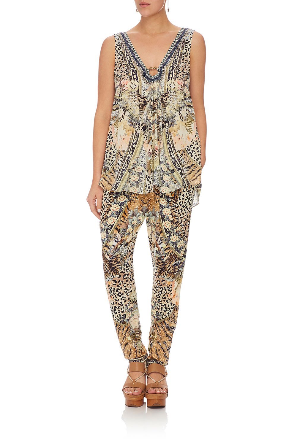 CAMILLA HAREM PANT W/ FRONT PLEATS MOTO MAIKO