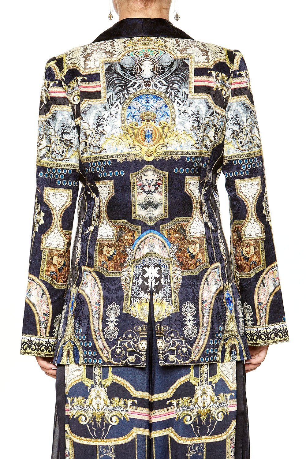 TIE FRONT JACKET MIDNIGHT MEETING