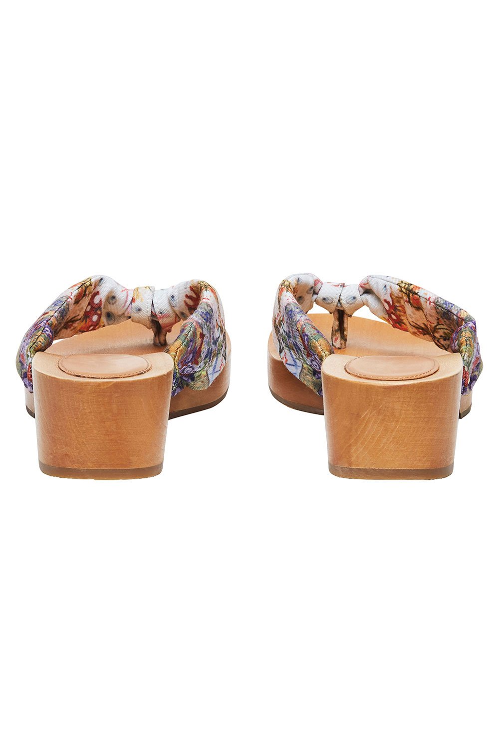 CAMILLA LADY LABYRINTH JAPANESE WOODEN CLOG