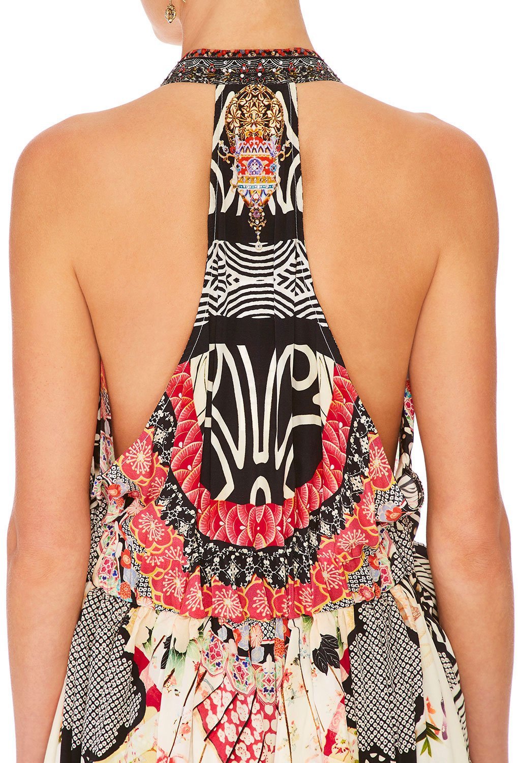 CAMILLA VINTAGE VIXEN JUMPSUIT WITH DROP CROTCH PANT