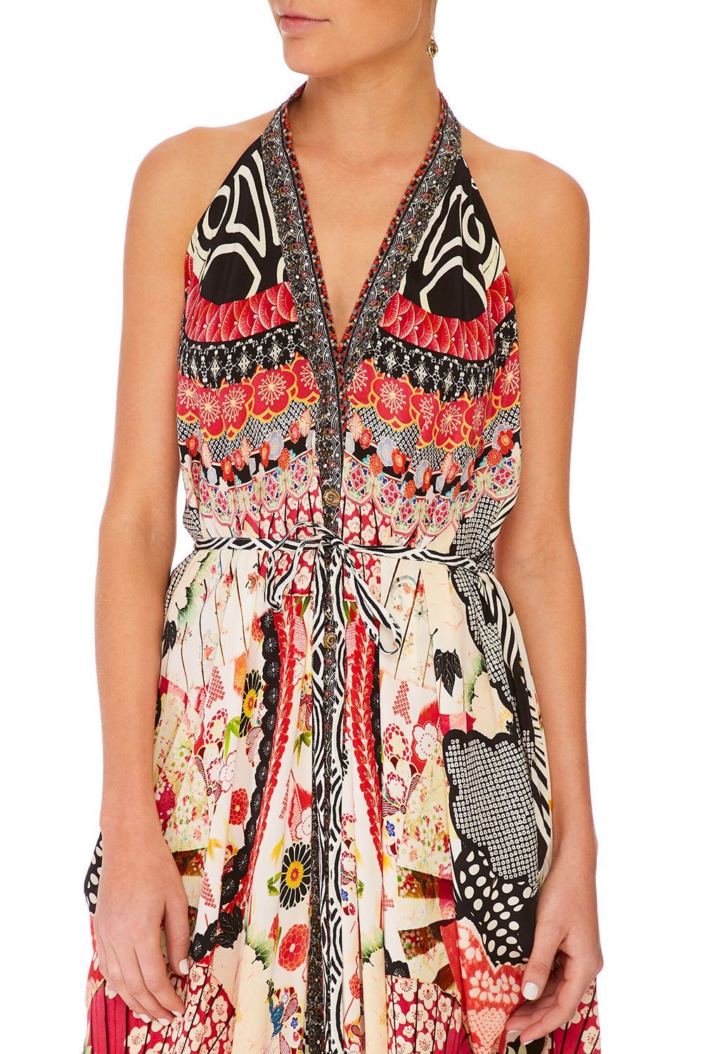 CAMILLA VINTAGE VIXEN JUMPSUIT WITH DROP CROTCH PANT