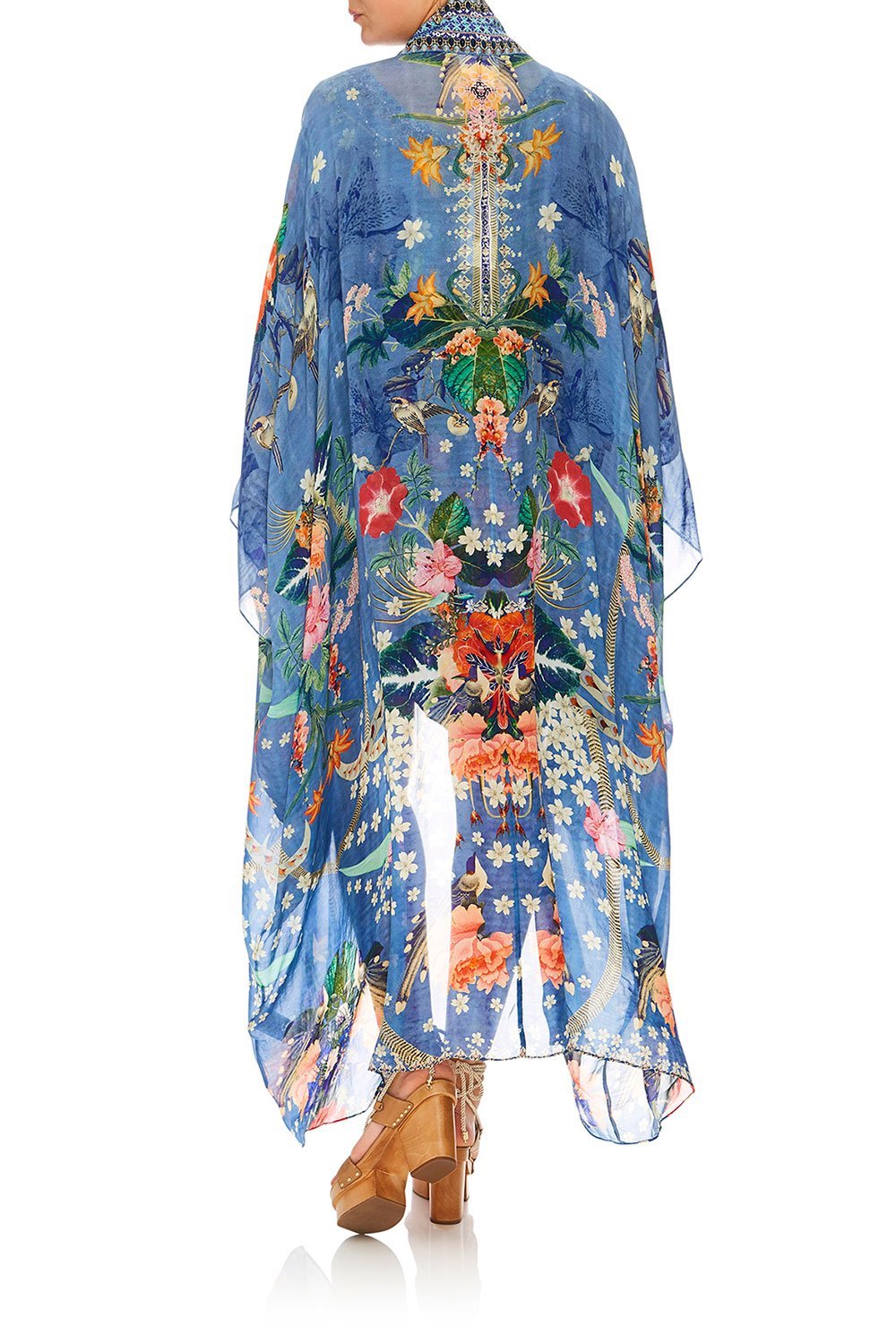 CAMILLA FARAWAY FLORALS KAFTAN LAYER