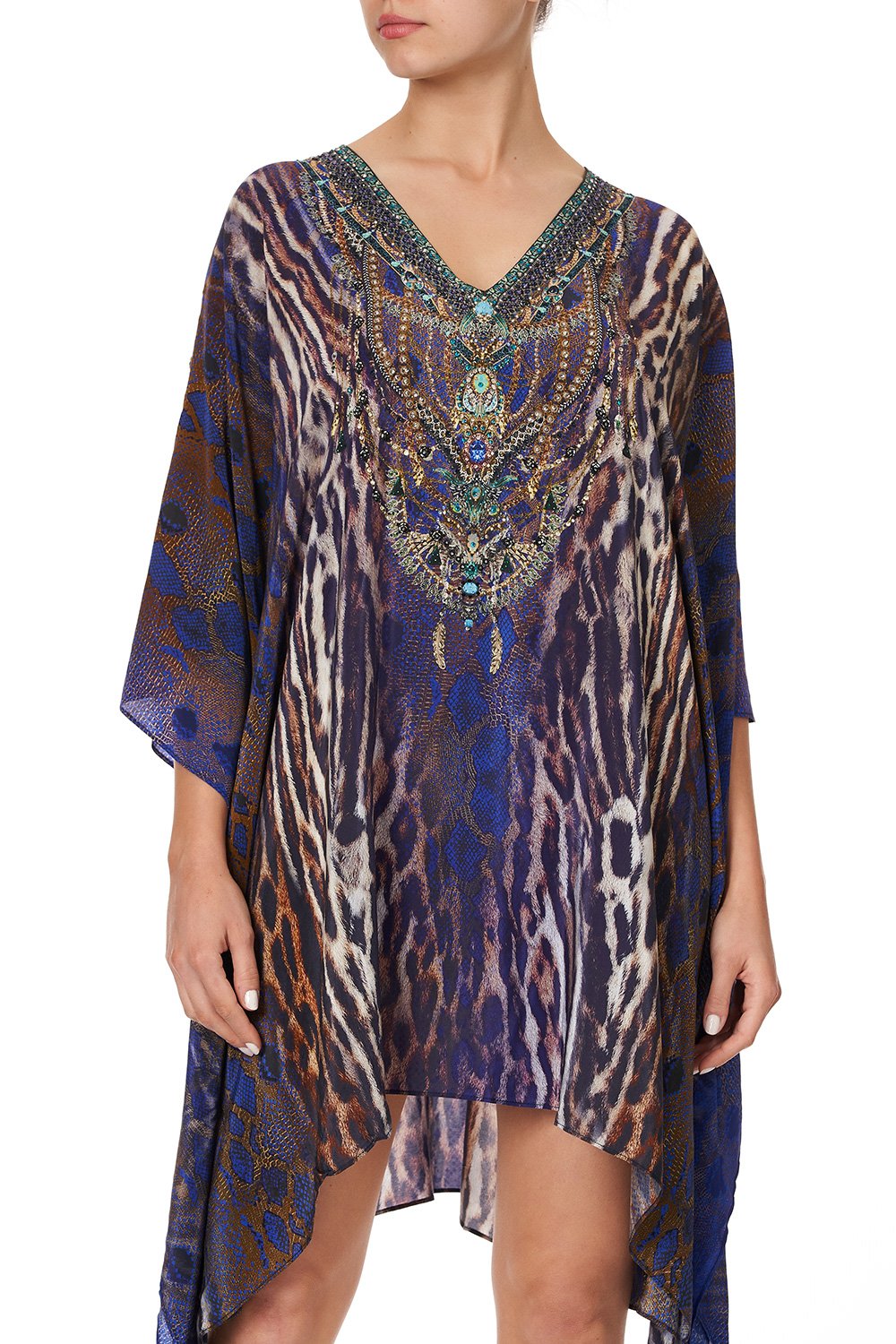 KAFTAN WITH BUTTON UP SLEEVES KOMODO QUEEN