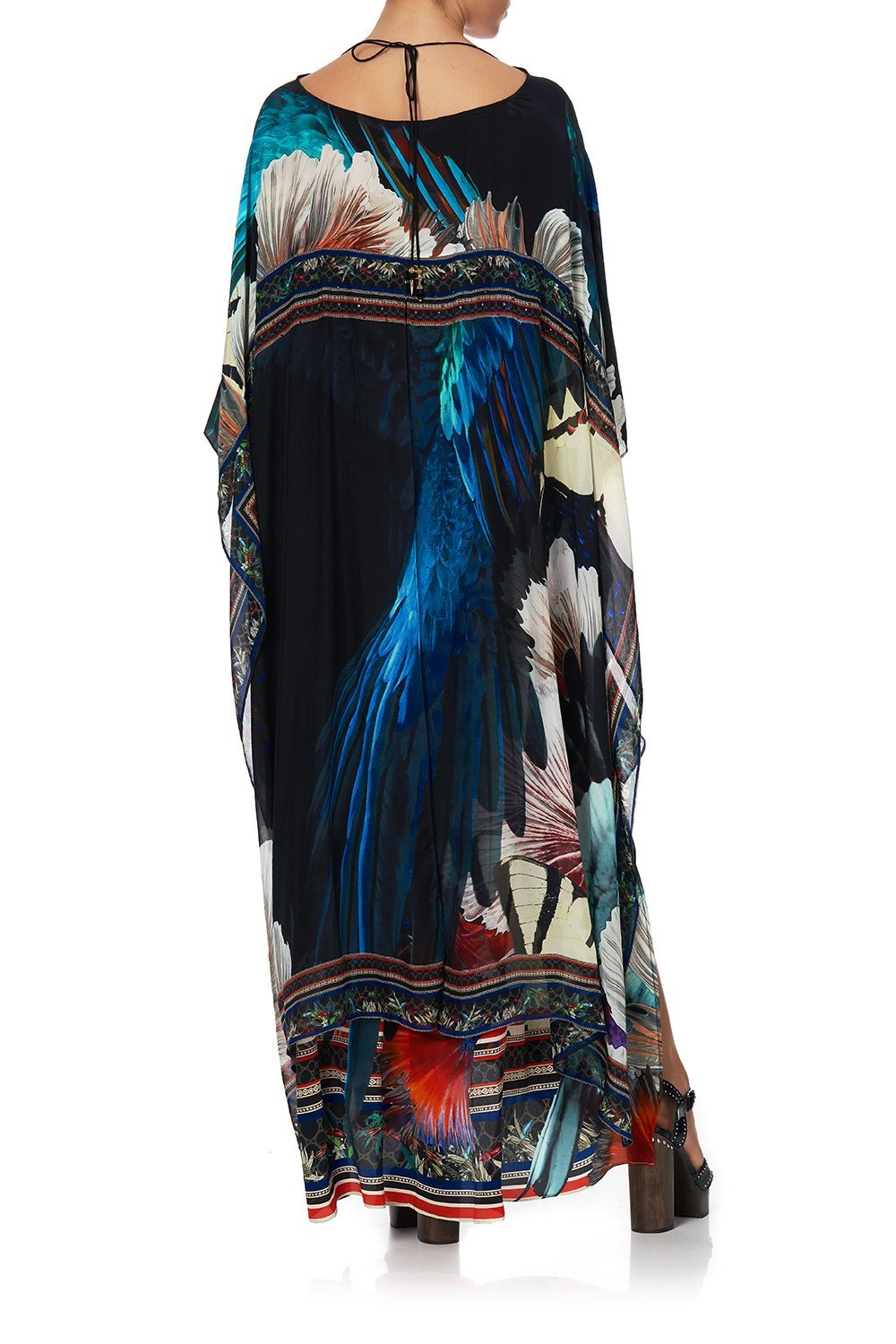 KAFTAN WITH DOUBLE SLEEVE NIGHT FLIGHT