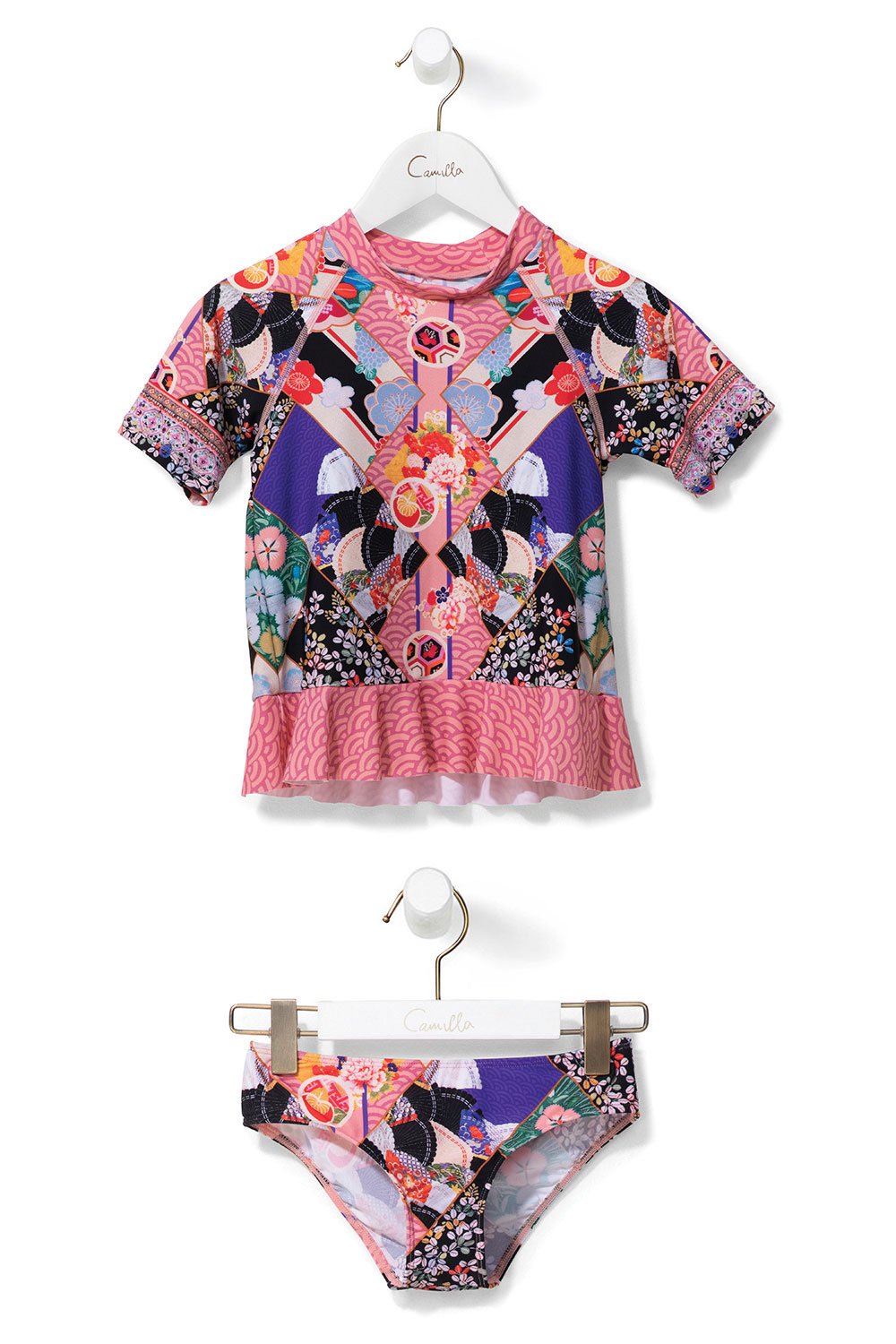 CAMILLA POSTCARDS FROM MARS KIDS RASH VEST & PANT