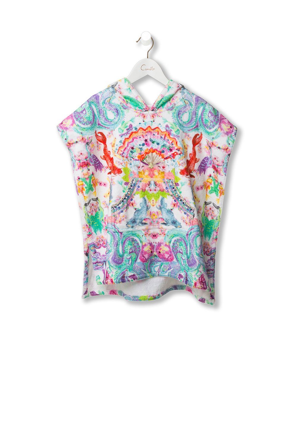 KIDS' HOODED PONCHO DRAGON DIVINITY