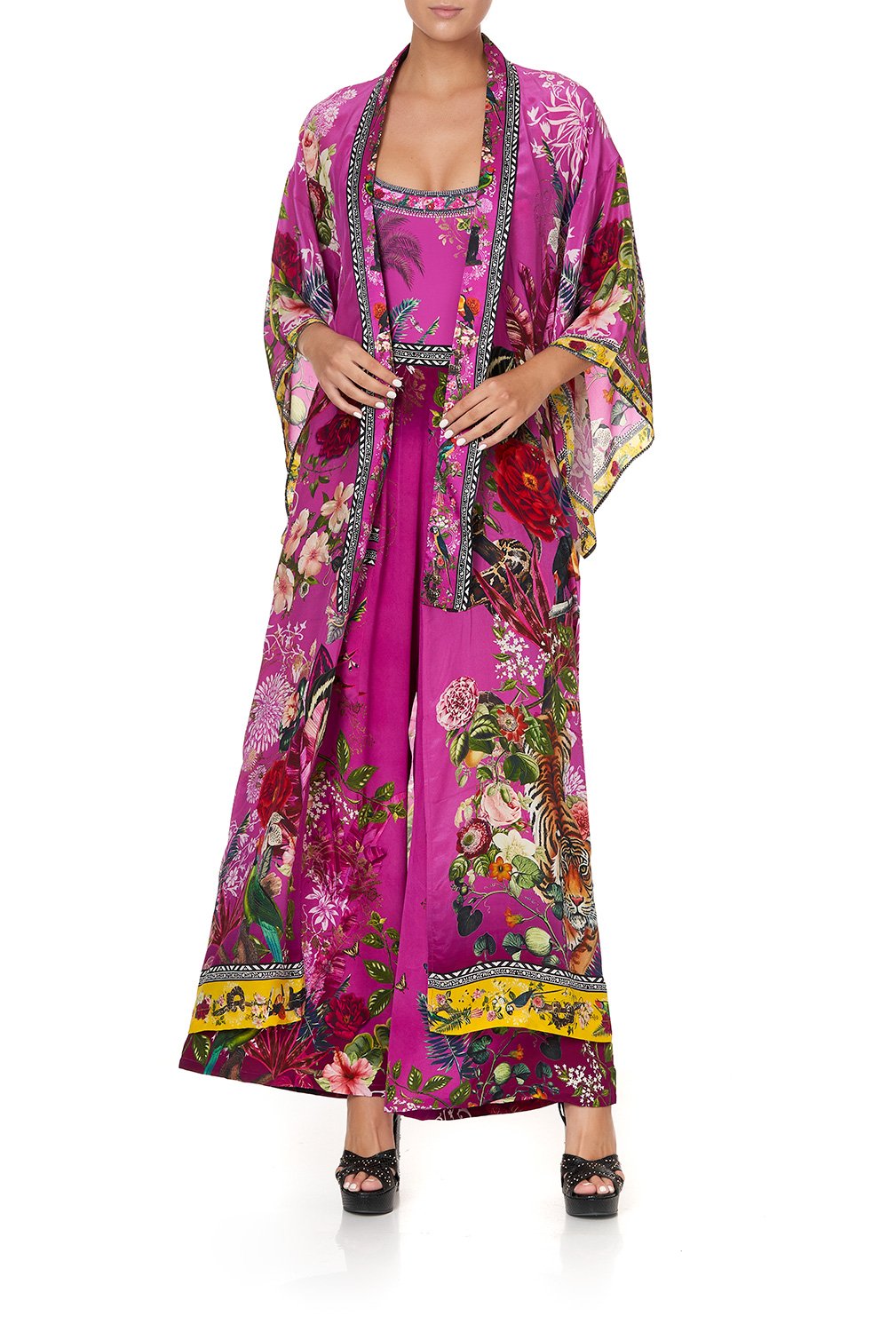 KIMONO COAT JUNGLE LANGUAGE