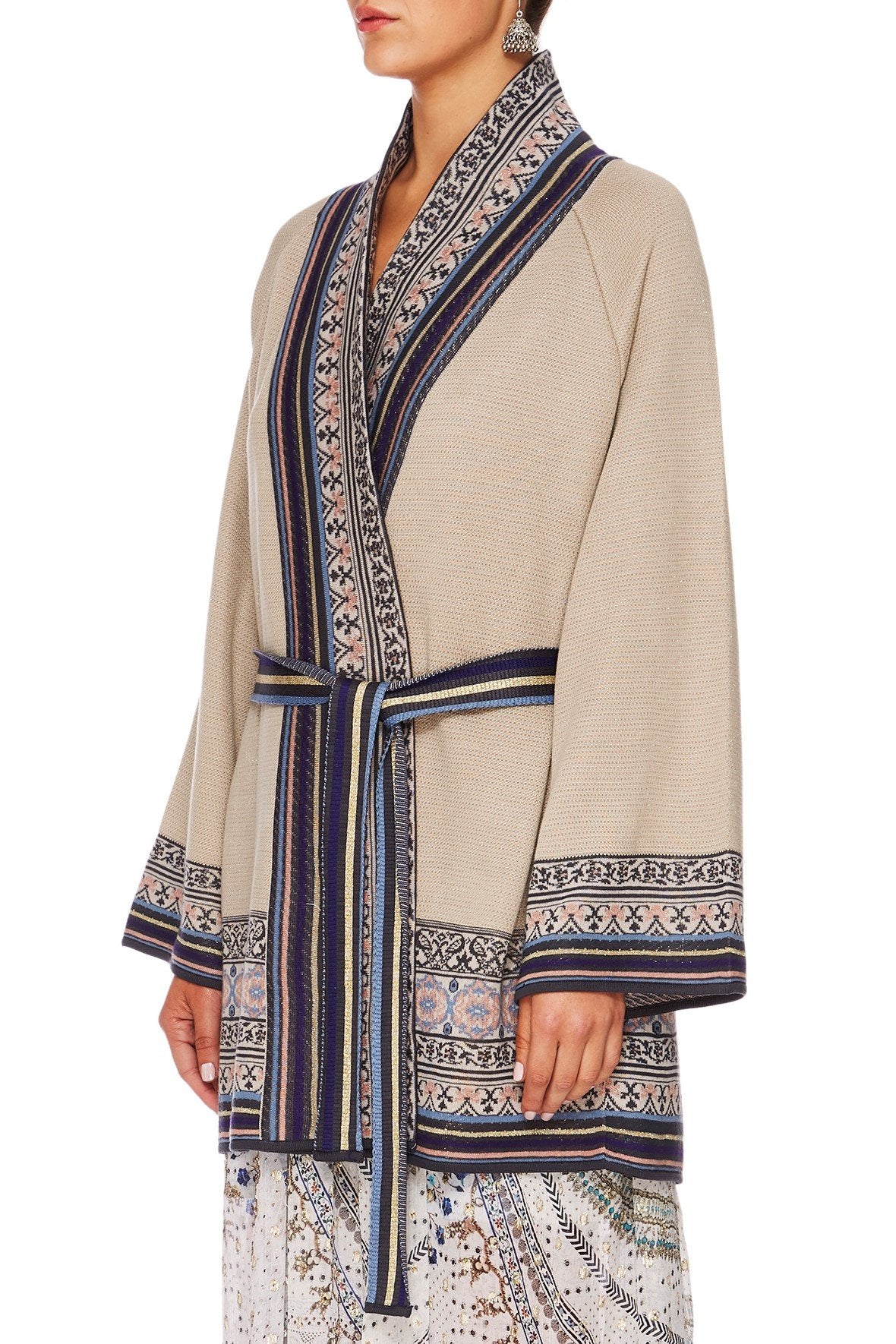 MAMA BAKSHI WIDE SLEEVE KNIT CARDI