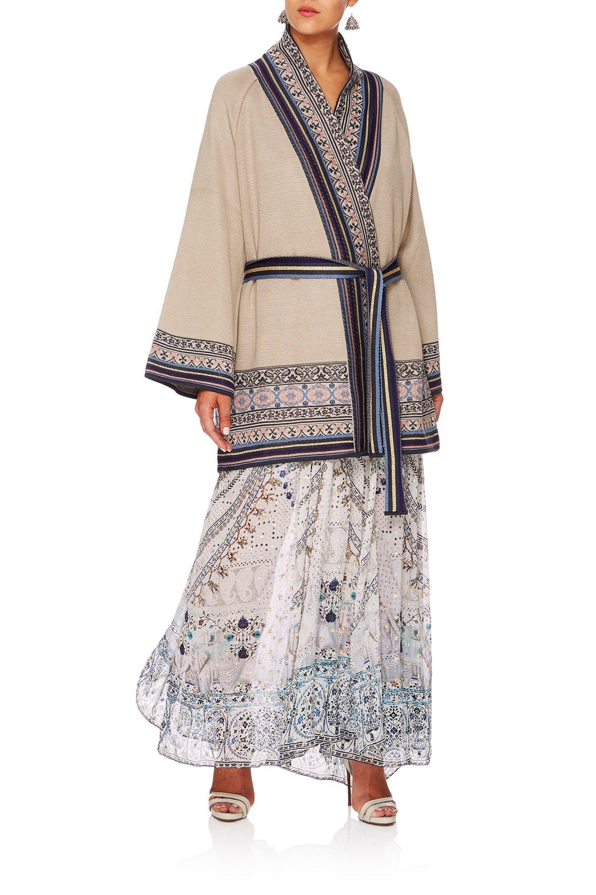 MAMA BAKSHI WIDE SLEEVE KNIT CARDI