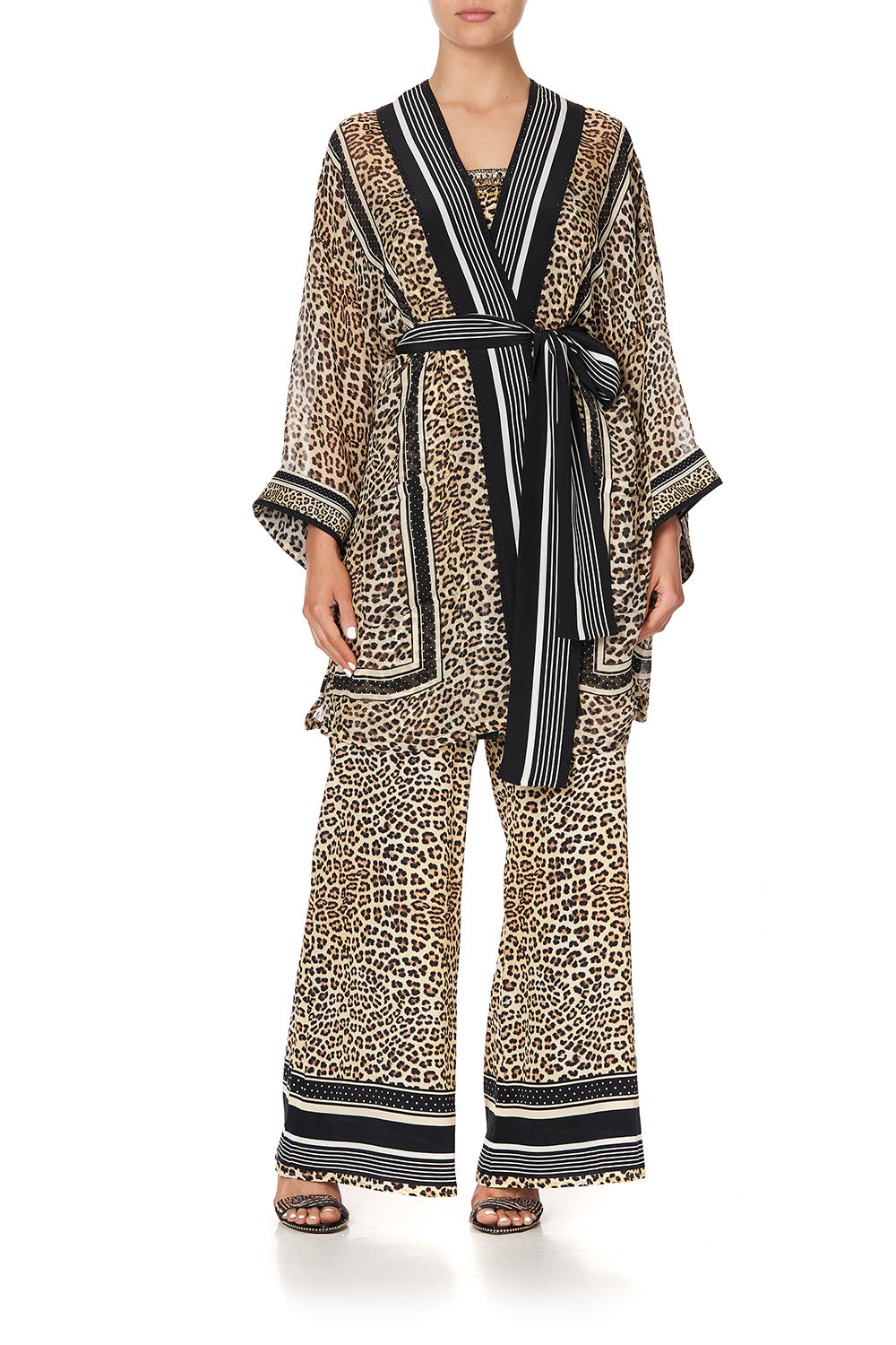 KIMONO WITH TIE BELT SEX KITTEN