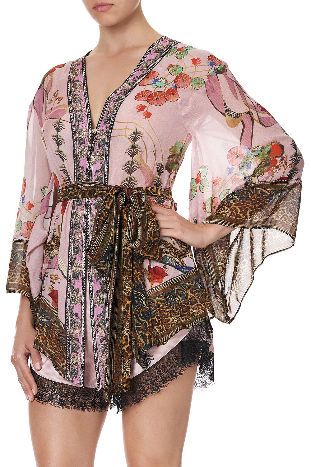 KIMONO WITH SHOULDER INSERTS ZIBA ZIBA