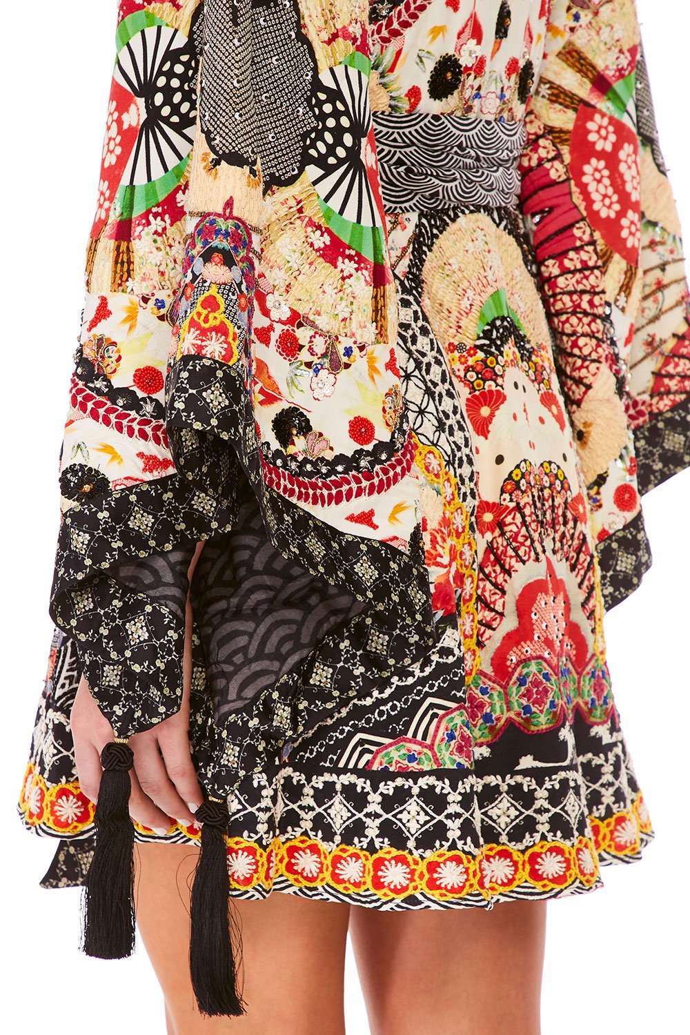 CAMILLA VINTAGE VIXEN KIMONO WRAP DRESS W OBI