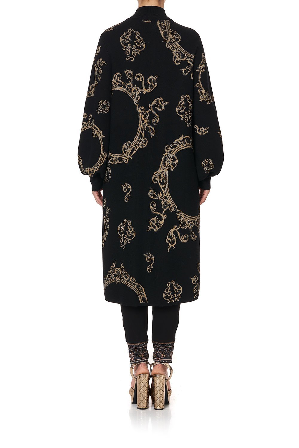 KNIT A-LINE COAT MIRROR MIRROR