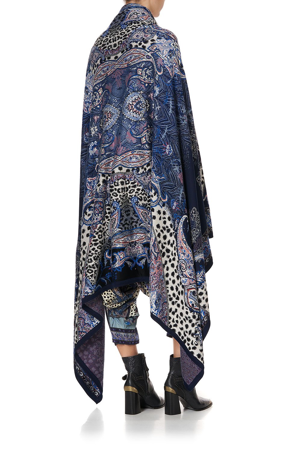 KNIT JACQUARD BLANKET FESTIVAL EXPRESS