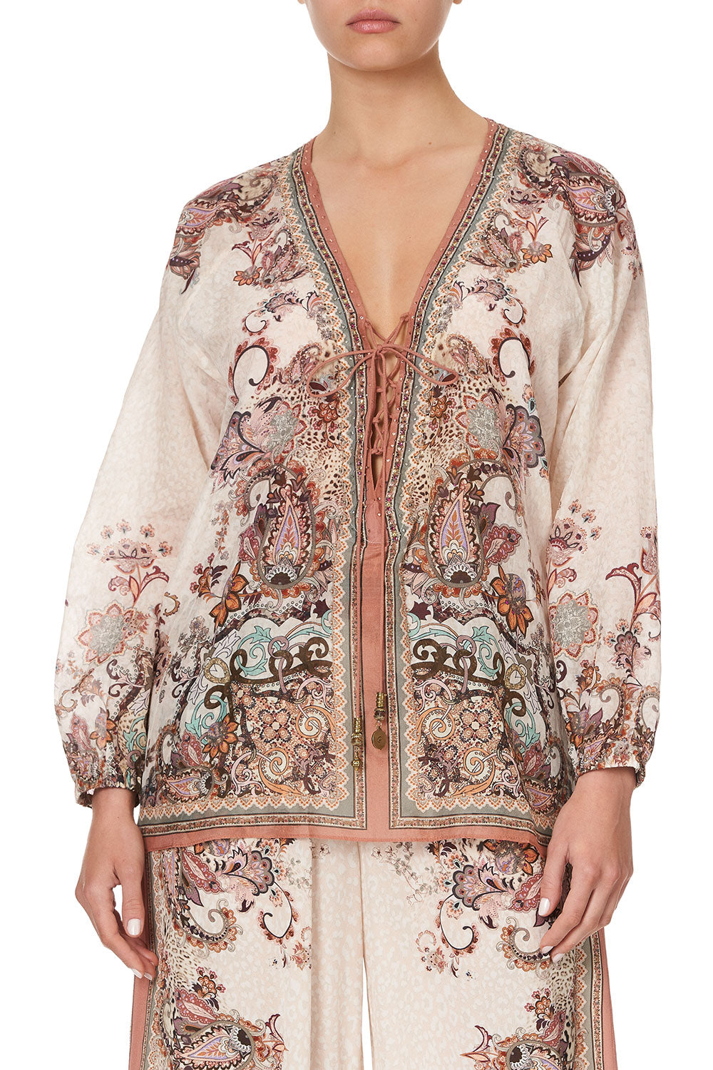 LACE UP BLOUSE TALES OF TALITHA