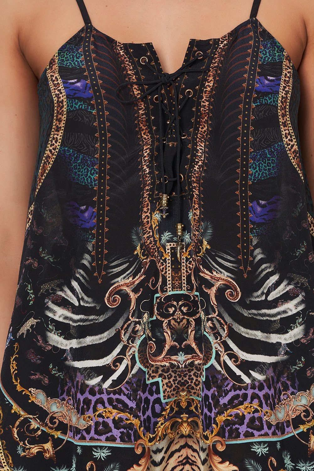 LACE UP FRONT CAMI SHES GOT GRACE