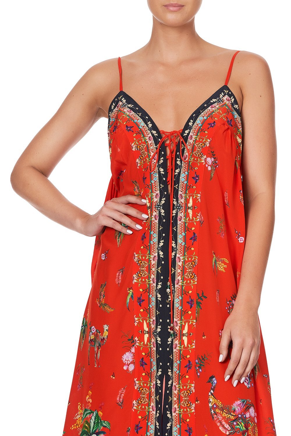 LACE UP FRONT DRESS CINEMA PARADISO