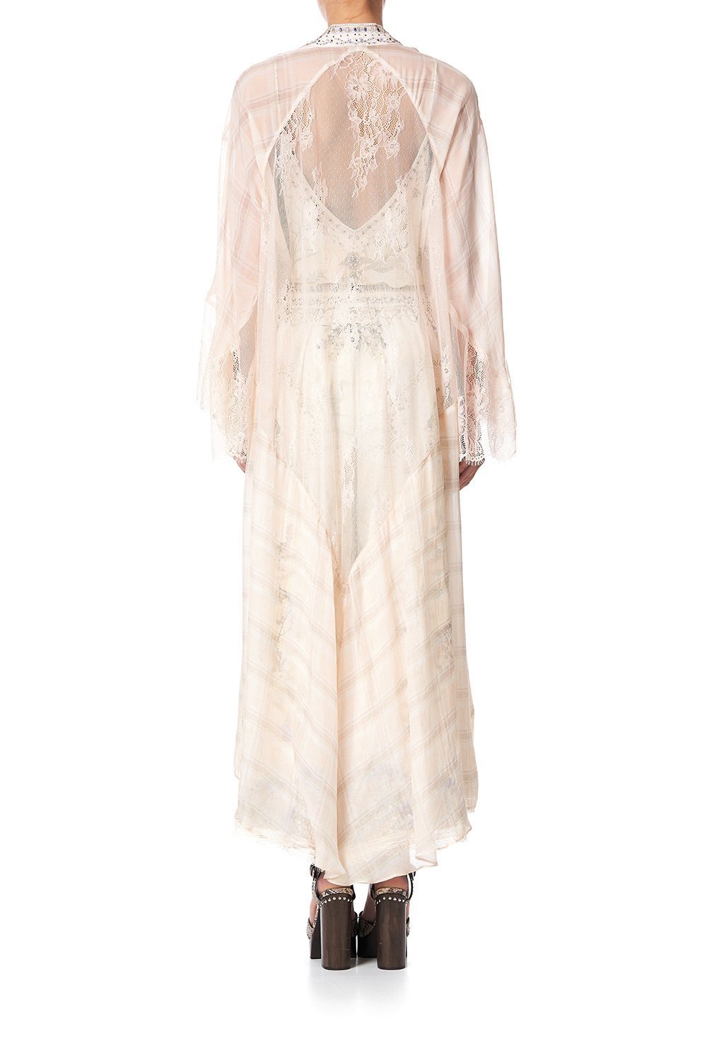 LAYERING ROBE WITH LACE INSERT SOUTHERLY CHANGE