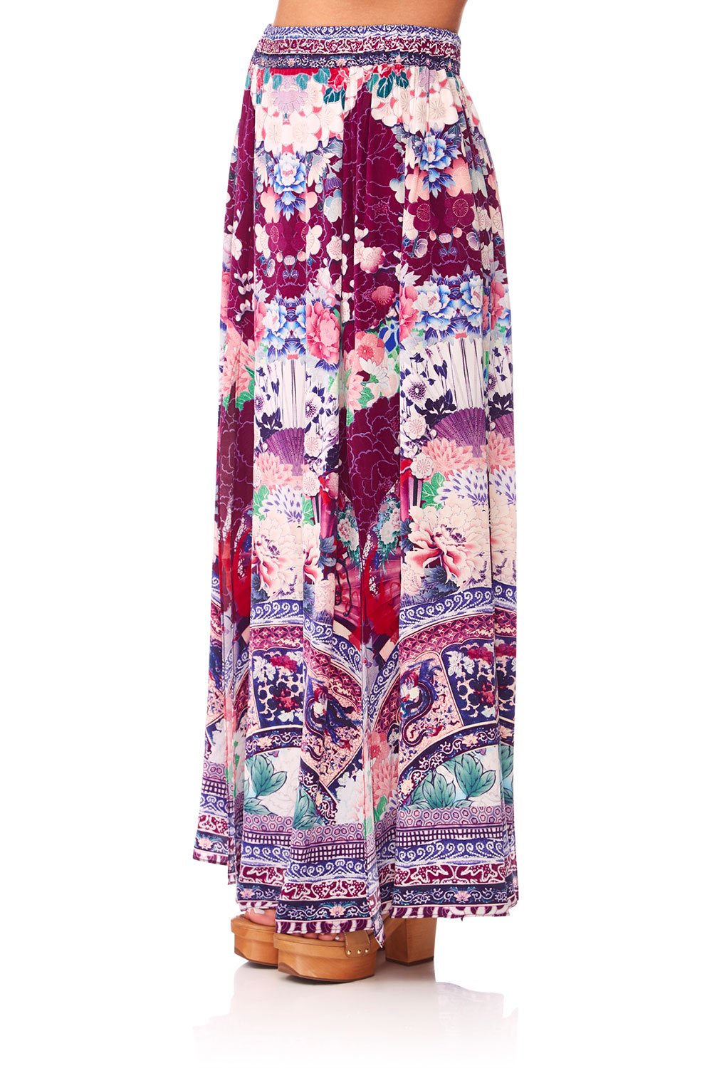 CAMILLA LITTLE OSAKA GIRL ELASTIC WAIST SKIRT W SPLITS