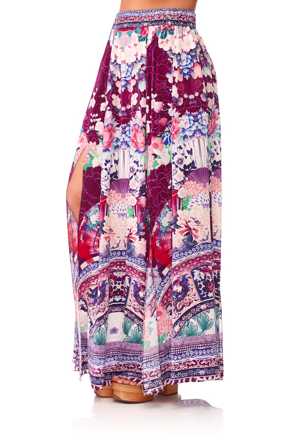 CAMILLA LITTLE OSAKA GIRL ELASTIC WAIST SKIRT W SPLITS