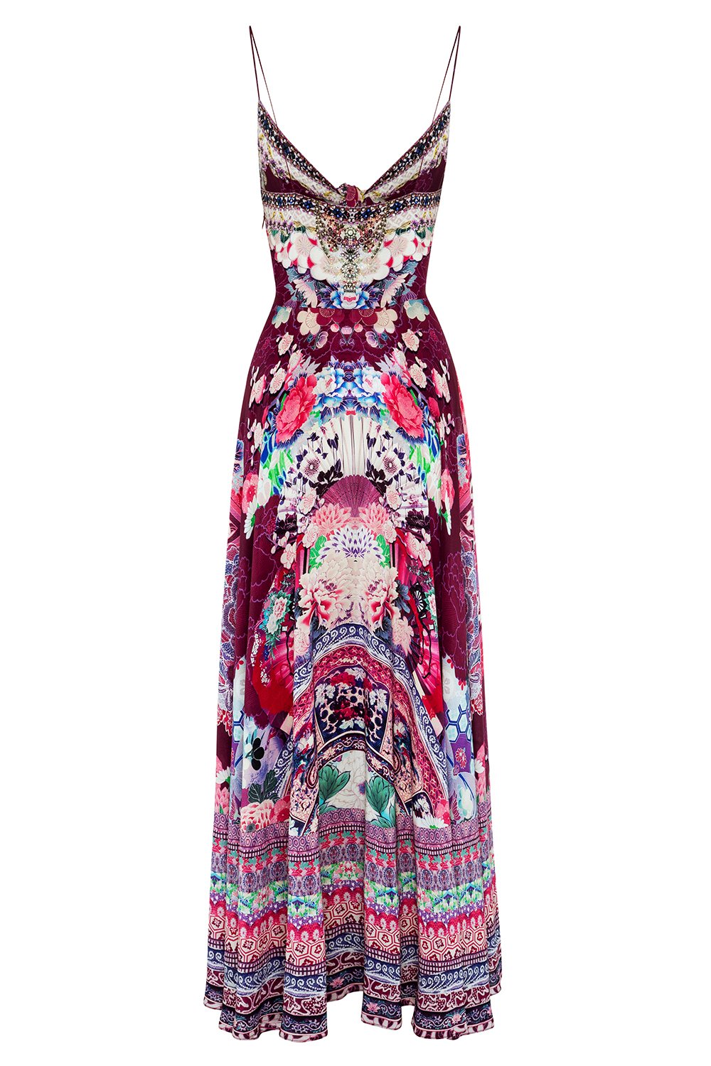 CAMILLA LITTLE OSAKA GIRL LONG DRESS W TIE FRONT