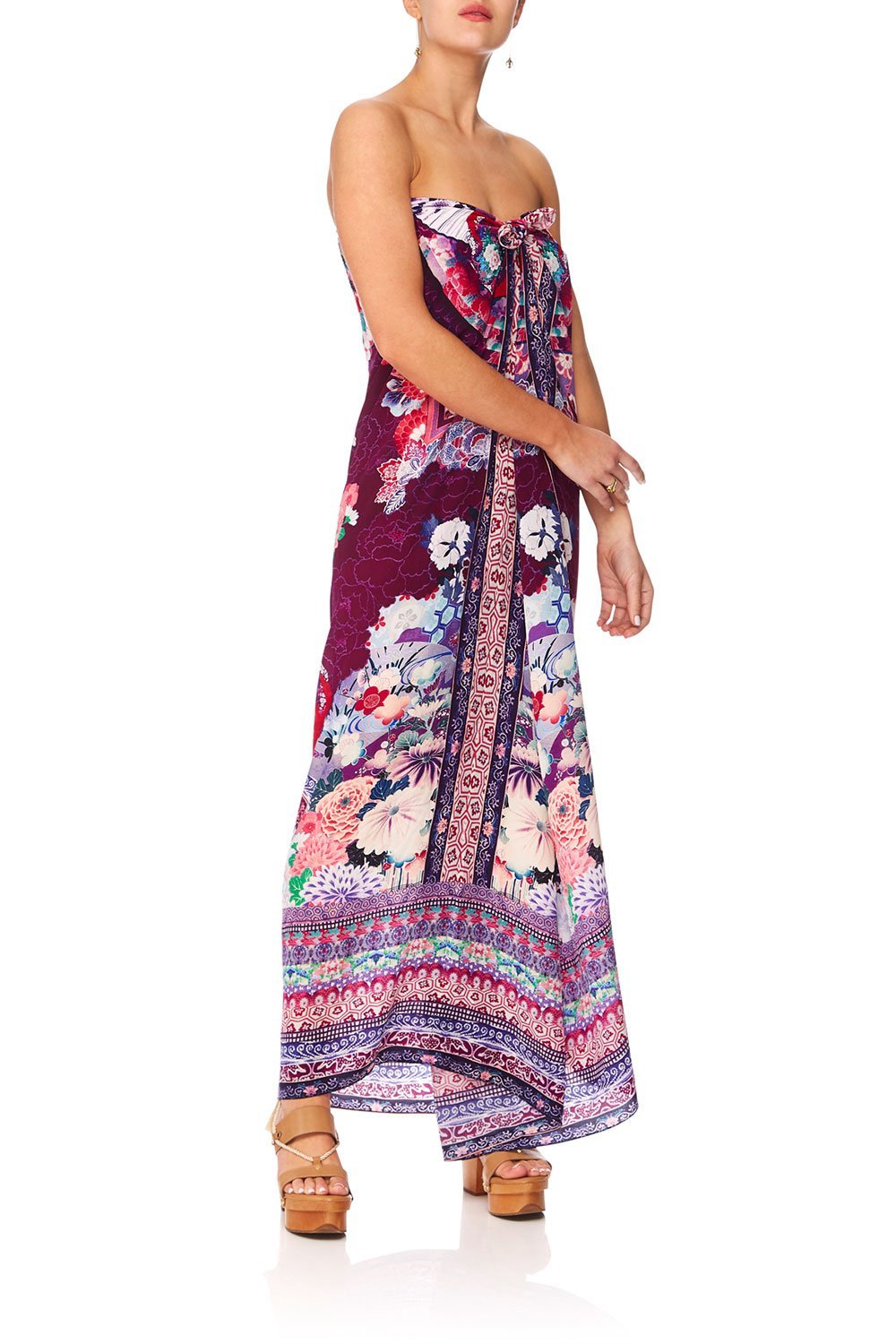 CAMILLA LITTLE OSAKA GIRL ROUND NECK KAFTAN